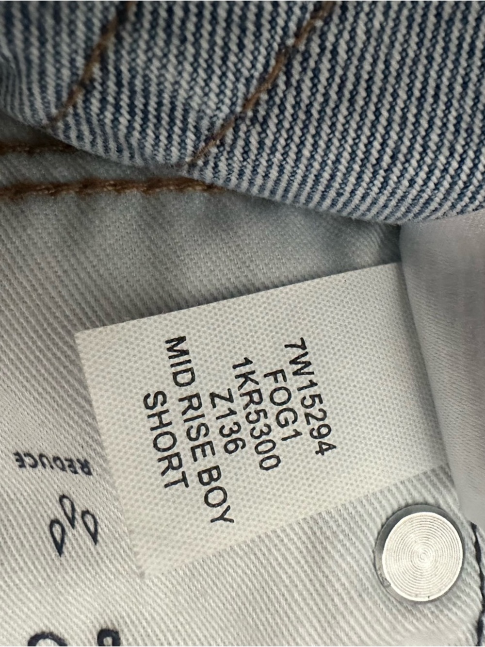 Lucky Brand Light Blue Distressed Women's Denim Shorts - Picture 9 of 11
